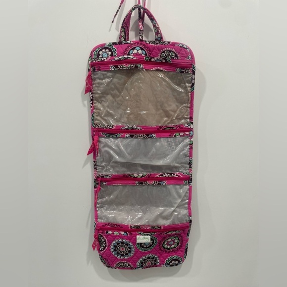 Vera Bradley Hanging Travel
Organizer Blush Pink for Makeup Jewelry Toiletries - Picture 6 of 7